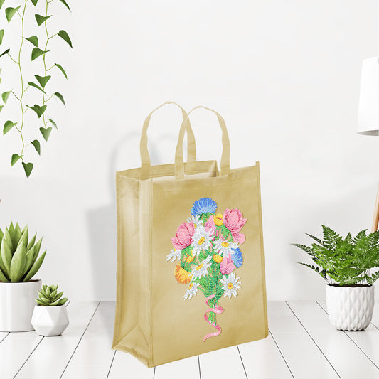 Diy Point Drill 5D Animal Flower Oxford Tote Bag - Congratulations You Are an Inventor -Gifts and Swag