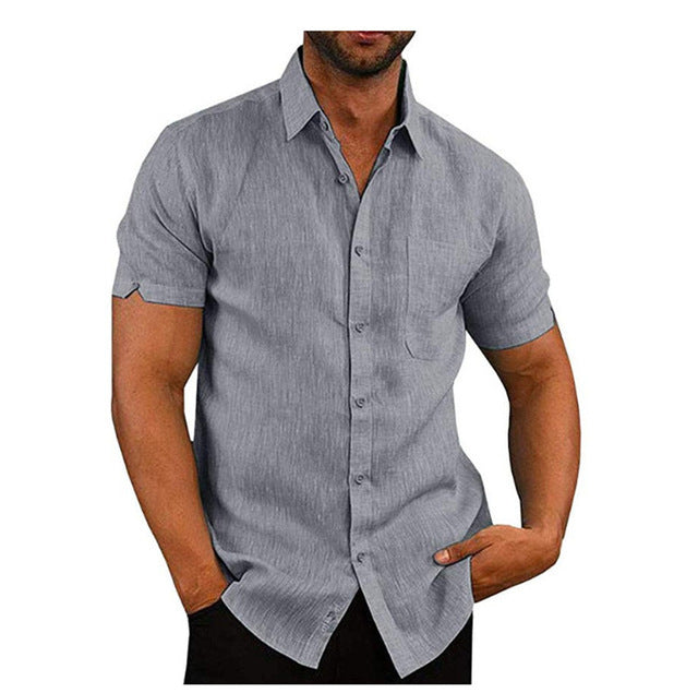 Men Short Sleeve Summer Solid Shirt - Congratulations You Are an Inventor -Gifts and Swag