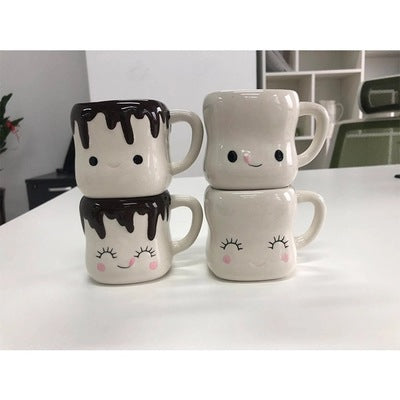 Marshmallow Ceramic Mugs White And Black - Congratulations You Are an Inventor -Gifts and Swag